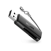Внешний картридер USB3.0 UGREEN CM264 (60722) microSD/SD черный
