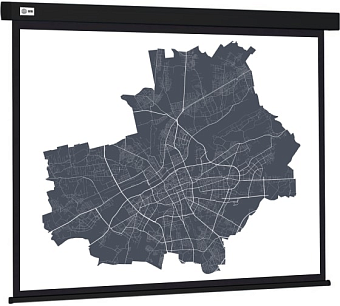 Экран для проектора Cactus 152x203см Wallscreen CS-PSW-152X203-BK 4:3 настенно-потолочный рулонный черный