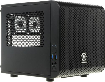 Корпус Thermaltake Core V1 no PSU mITX чёрный