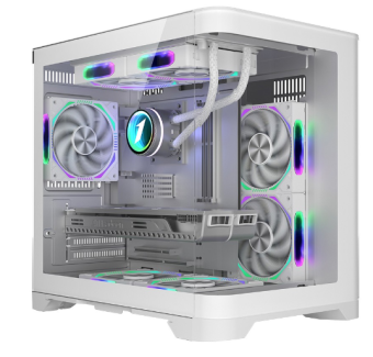 Корпус 1STPLAYER UVIEW UV5 mATX White