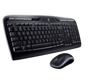 Комплект беспроводной (клавиатура+мышь) Logitech MK330 Wireless Combo USB черный