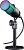 Микрофон Defender Glow GMC 400 USB RGB проводной, черный
