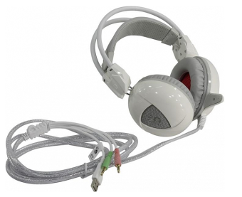 Наушники проводные A4Tech Bloody G310 (микрофон, 20 - 20 000 Гц, 2,2м) белый