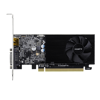 Видеокарта 2Gb GIGABYTE GV-N1030D4-2GL (GT1030) GDDR4 64bit DVI HDMI