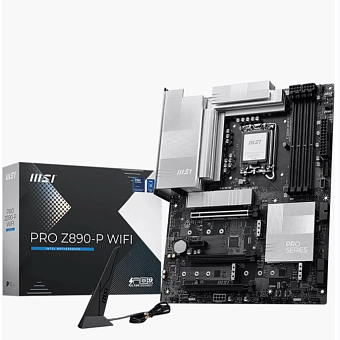 Материнская плата Socket-1851 MSI PRO Z890-P WIFI (Z890) 4*DDR5 Thunderbolt DP HDMI USB-C ATX