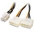 Кабель-удлинитель 6pin PCI-E --> 2*MOLEX (m) - для видеокарты