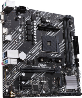 Материнская плата Socket AM4 ASUS PRIME A520M-K (A520) 2*DDR4 2*PCI-Ex1 1*PCI-Ex16 4*SATA VGA HDMI m