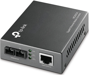 Медиаконвертер TP-Link MC200CM 1000 Мбит/с, черный