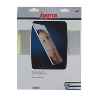 Защитная пленка для планшета Apple iPad 2/3/4 9.7", Hama глянцевая + очищающая салфетка