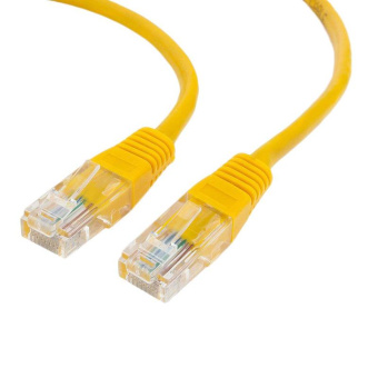 Кабель патч-корд .Patch cord кат.5e 30.0м, Cablexpert, многожильный, желтый