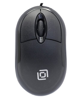 Мышь проводная Оклик 105S черный
