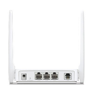 Wi-Fi роутер Mercusys MW300D N300, 2.4 ГГц, 100 Мбит/с, ADSL2+, белый