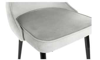 Кресло Бюрократ CH-K4 св.серый Holland 09 металл черный на ножках