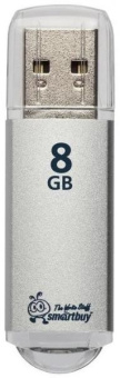 Флешка 8Gb SmartBuy V-Cut USB Silver
