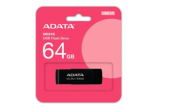 Флешка 64Gb ADATA [UC310] USB3.2, черный