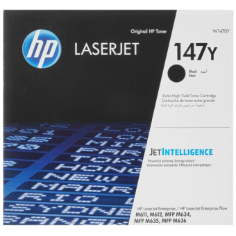 Картридж лазерный HP 147Y (W1470Y) для HP LaserJet M610dn, 42000 стр. черный
