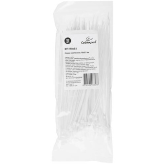 Стяжки нейлоновые  150мм [NYT-150x2.5] неоткрывающаяся (100шт)