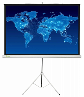 Экран для проектора Cactus 150x150см Triscreen CS-PST-150x150 1:1 напольный рулонный черный