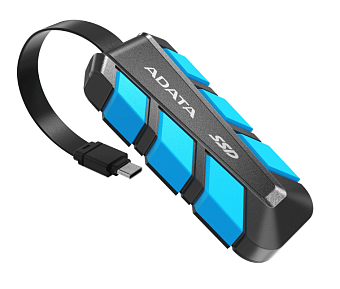 Внешний накопитель SSD .500Gb ADATA SC740 USB3.2 черный/синий