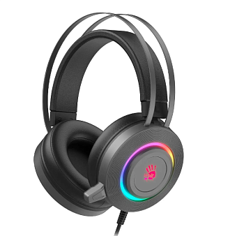Наушники проводные A4Tech Bloody G521S (RGB, 20Гц -20кГц, 105 дБ,  2м, USB ) серый