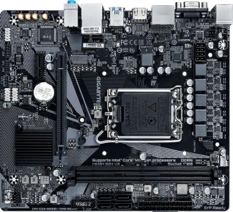Материнская плата Socket-1700 Gigabyte H610M S2H V2 (H610) 2*DDR5 VGA HDMI DP mATX