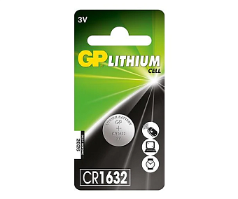 Элемент питания CR1632, 3V, 1шт, GP CR1632 BL1