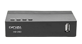 Тюнер TV Сигнал Эфир HD-250 DVB-T2, черный
