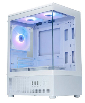 Корпус XASTRA Q300M 5*ARGB mATX White