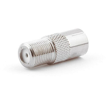 Переходник TV (f) --> F (f)  Cablexpert APL-FTVF-01, блистер