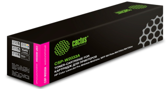 Картридж лазерный Cactus CSP-W2033A для HP LJ M454/MFP M479 пурпурный