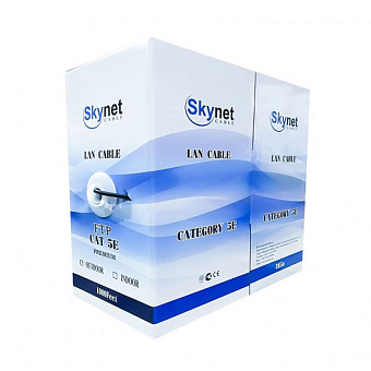 Кабель витая пара внутренний 4 пары FTP кат.5e (305м) медный SkyNet Light