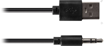 Акустическая система Defender Solar 1 (2x3W, подсветка, питание от USB) черный