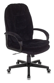 Кресло Бюрократ CH-868N Fabric (ткань, мех. качания, крест. пластик, до 120 кг) черный