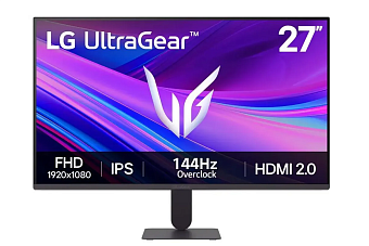 Монитор 27" LG 27G411A-B (IPS 1920x1080 144Hz  HDMI DP) черный