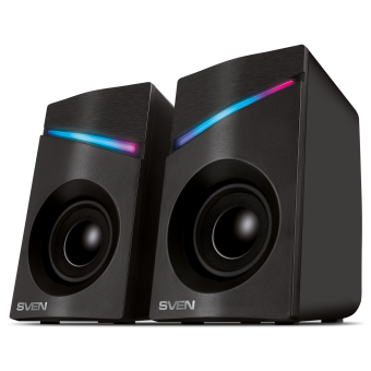 Акустическая система SVEN 305 (2x3W, RGB подсветка, USB) Black