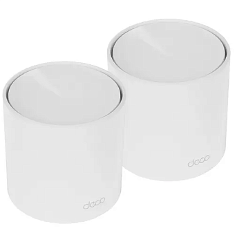 MESH-система ТP-Link Deco X50 AX3000, 5 ГГц, 1000 Мбит/с, 2 шт, белый