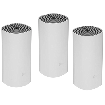 MESH-система ТP-Link Deco E4 AC1200, 5 ГГц, 100 Мбит/с, 3 шт, белый