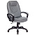 Кресло Бюрократ CH-868N (эко.кожа, мех. качания, крест. пластик, до 120 кг) Серый