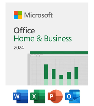 Программное обеспечение Microsoft Office 2024 Home and Business English Medialess