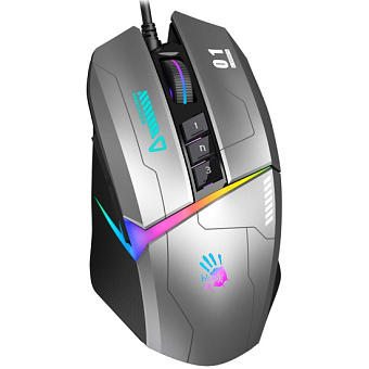 Мышь проводная A4Tech Bloody W60 Max Gun 10000dpi Grey-Black