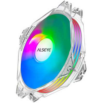 Вентилятор для корпуса 120mm ALSEYE M120-PT FAN (Molex+3pin, 120x120x25mm, 23.6dBA, 1300об/мин, RGB)