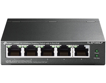 Коммутатор .5 port TP-Link TL-SF1005LP 100 Мбит/сек 4*PoE