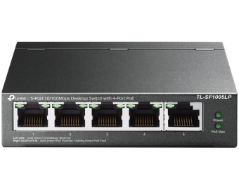 Коммутатор .5 port TP-Link TL-SF1005LP 100 Мбит/сек 4*PoE