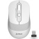 Мышь беспроводная A4Tech Fstyler FG10 2000dpi серый/белый