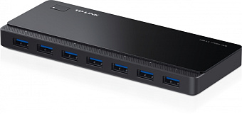 Концентратор USB-A - 7-port USB3.0, TP-Link UH700, блок питания 12B, черный