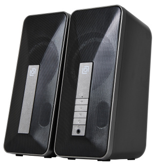 Акустическая система OKLICK OK-130 (2x10W, Bluetooth, питание от USB) black