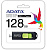 Флешка 128Gb ADATA UC300, USB 3.2 TypeC, черный/зеленый