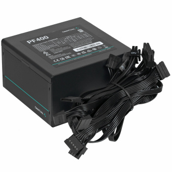 Блок питания .400W Deepcool PF400 120mm 80+, черный
