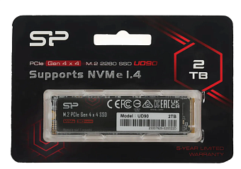 Накопитель SSD M.2 2Tb Silicon Power UD90 (PCI-E 4.0 x4, 5000/4800 Мбайт/сек)