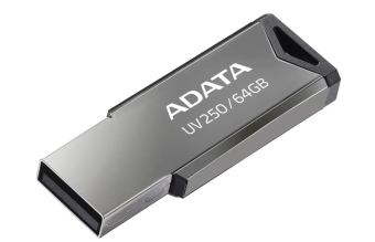 Флешка .64Gb ADATA UV250 USB2.0 плоская металлическая